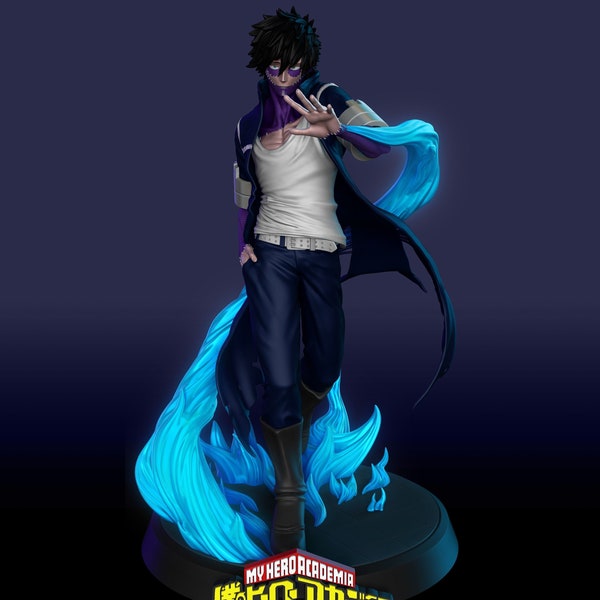 Dabi - My Hero Academia - Boku no Hero Academia. Impression 3D en résine. Kit garage - à colorier et à assembler