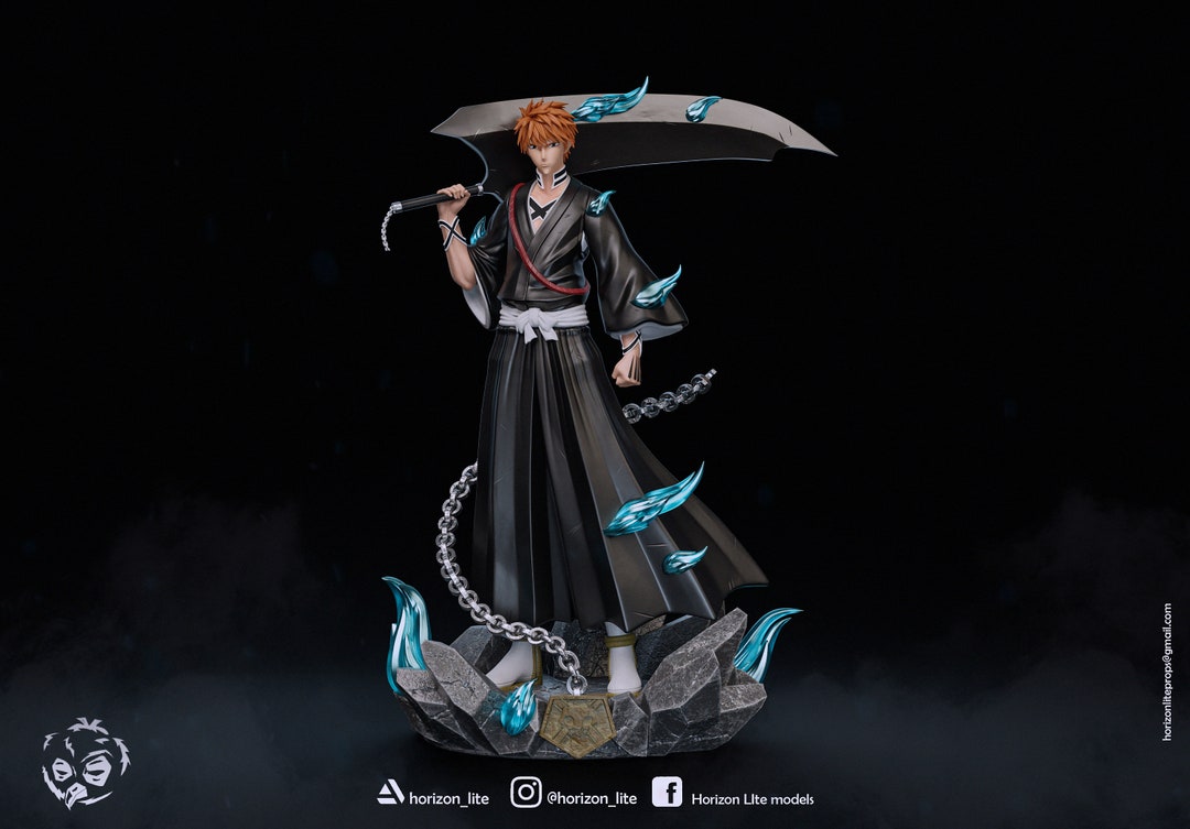Kurosaki Ichigo Bleach. 3D Printing in Resin. Garage Kit to Color and