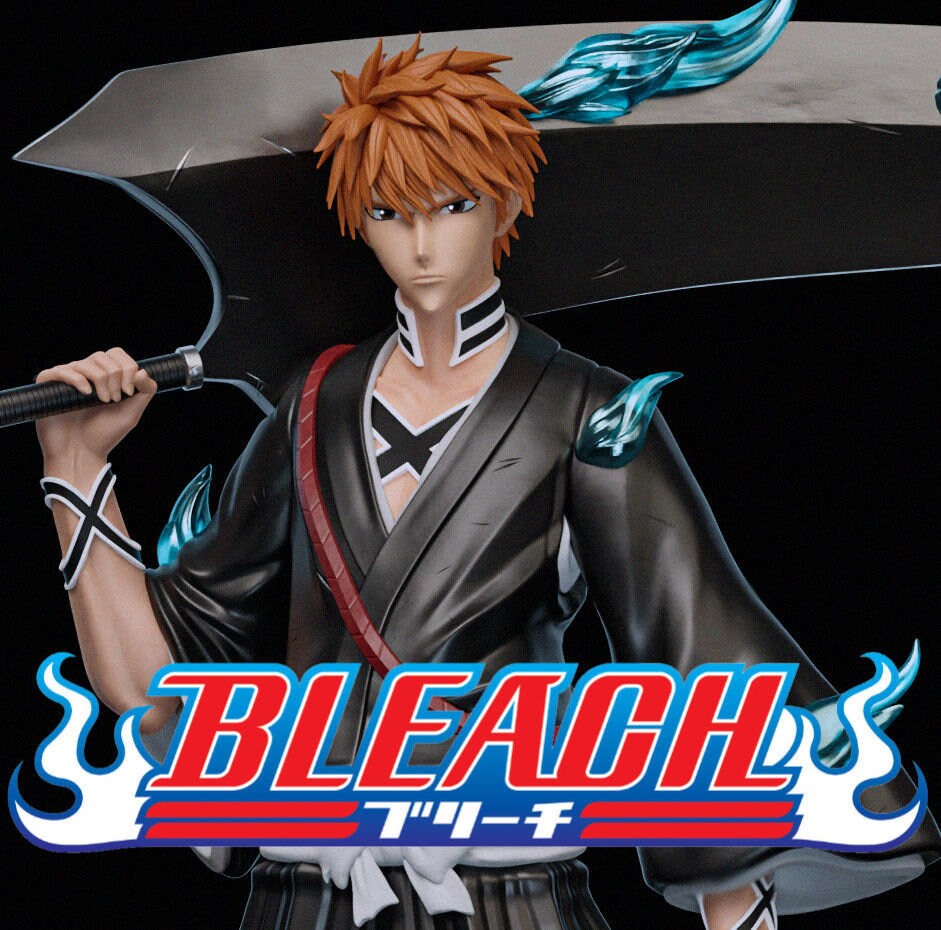 Kurosaki Ichigo Bleach. 3D Printing in Resin. Garage Kit Etsy