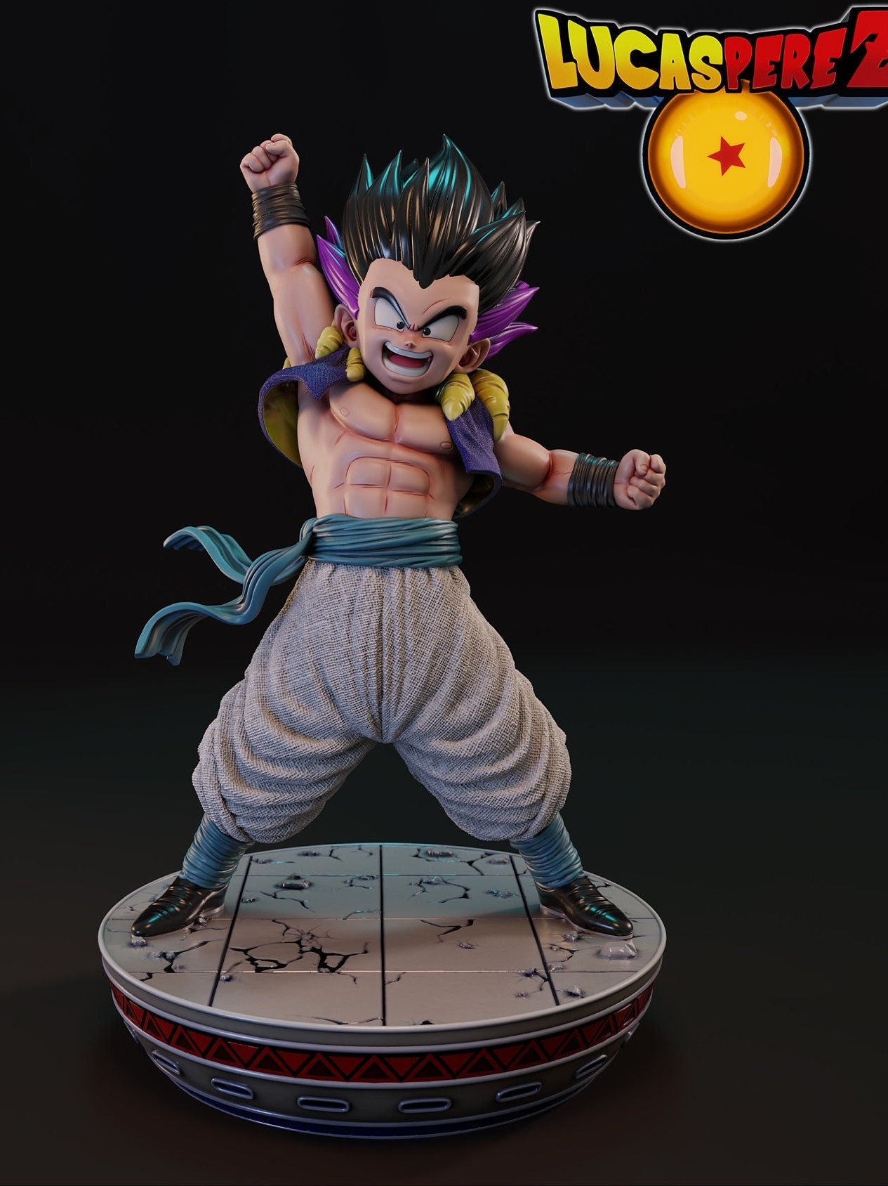 Lot 4 Figurines Dragon Ball Miniature - Occasion - Bonne Qualité
