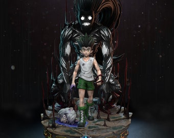 Gon Freecss - Hunter x Hunter. Stampa 3D in resina. Garage kit - da colorare e assemblare