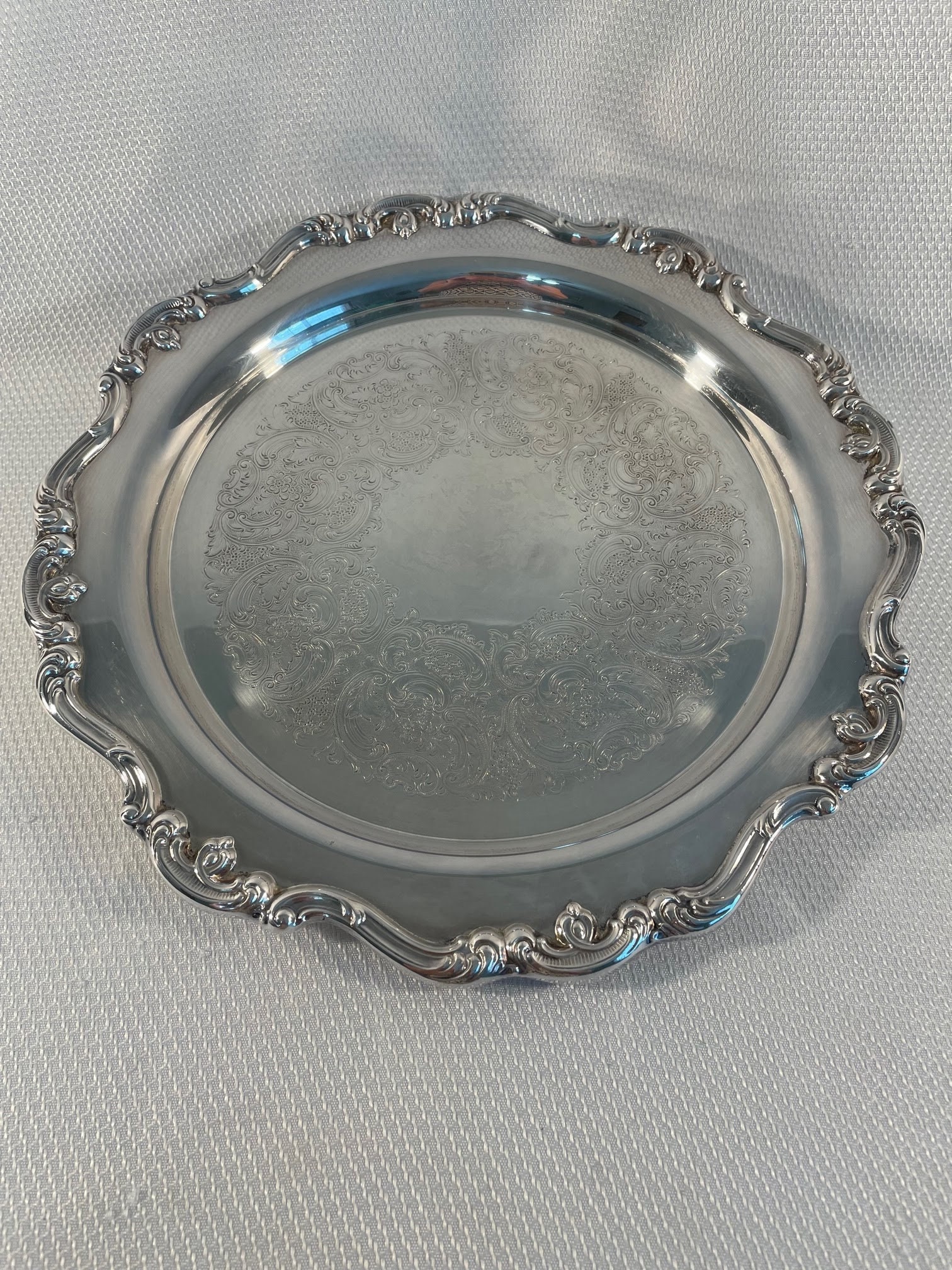 Vintage Gorham Newport Silverplated Serving Platter Tray - Etsy