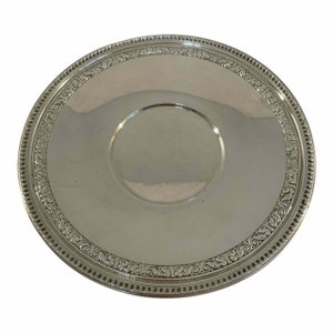 Vintage Reed & Barton Silverplate Round Platter