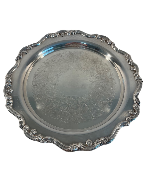 Vintage Gorham Newport Silverplated Serving Platter Tray - Etsy