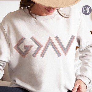 God Is Greater Than Ups and Downs, God Is Greater than the Highs and Lows Png, PNG Files For Sublimation, Christian Png, Retro Sublimation