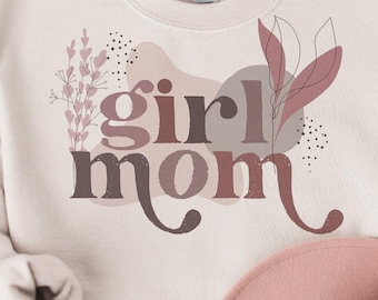 Girl Mama Png, Girl Mama Boho Png, Girl Mama Sublimation, Modern Abstract, Mother&#39;s Day Png, Popular PNG for Shirts, Boho Mama Png Design