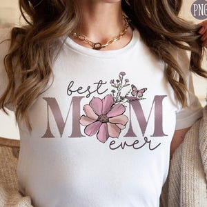 La mejor mamá del mundo PNG, Día de la madre PNG, Sublimación floral de mamá, Mamá Png, Vida de mamá Png, Moda Png, Boho Mama Png, Diseño de flores silvestres de mamá PNG