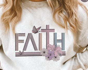 Faith Png, Christian Retro Png, Faith DTF PNG Files For Sublimation, Christian Png, Retro Sublimations, Faith Png, Bible Verse Png