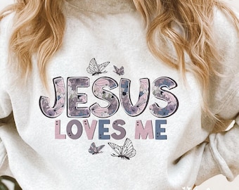 Jesus Loves Me Png, Retro Jesus Png, God Sublimation Designs Downloads, Bible Verse Png, Christian Png,  Christian Sublimations, Jesus Png