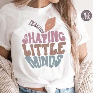 Groovy Lehrer PNG, Lehrer Sublimationsdesigns, Gestaltung kleiner Köpfe Png, Lehrer Png Designs, Retro Png Designs, Boho Sublimation, Lehrer
