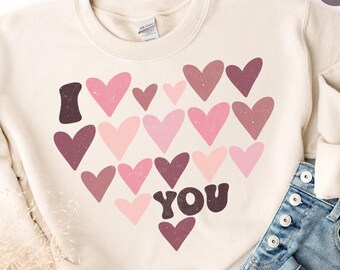 Valentines Png Designs, I Love You PNG, Valentine's Sublimation, Love PNG, Love T-Shirt Design Sublimations,  Retro Png, Groovy Png, Trendy