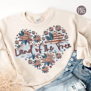 Land van de gratis png, patriottische sublimatie png, VS sublimatieontwerp, Independence Day, 4 juli png, 4 juli png-ontwerp patriottisch