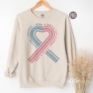 Pregnancy and Infant Loss Awareness Ribbon Png, Pink and Blue Ribbon, Infant Loss Awareness, Awareness Sublimation Retro Sublimation Designs