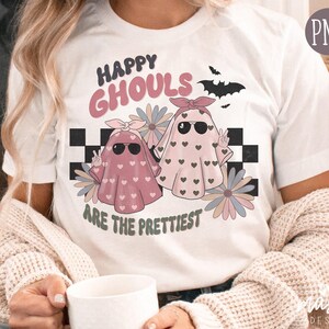 Ghouls Png, Ghouls Gang Png, Groovy Halloween Png, Groovy Ghost Png, Retro Halloween Png, Halloween PNG, Hippie Png, Halloween Png Retro