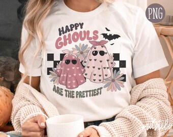 Ghouls Png, Ghouls Gang Png, Groovy Halloween Png, Groovy Ghost Png, Retro Halloween Png, Halloween PNG, Hippie Png, Halloween Png Retro
