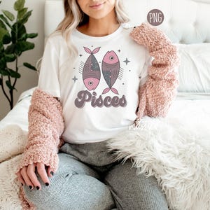Vissen dierenriem, retro sublimaties, hemel png, sterrenbeeld png, astrologie png, vissen png, retro sublimatieontwerp, shirtontwerp