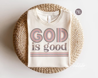 God Is Good Png, Retro Christian Png, Pray PNG, Christian Shirt Designs, Bible Verse Png, Christian Png, Retro Easter Png, Boho png designs