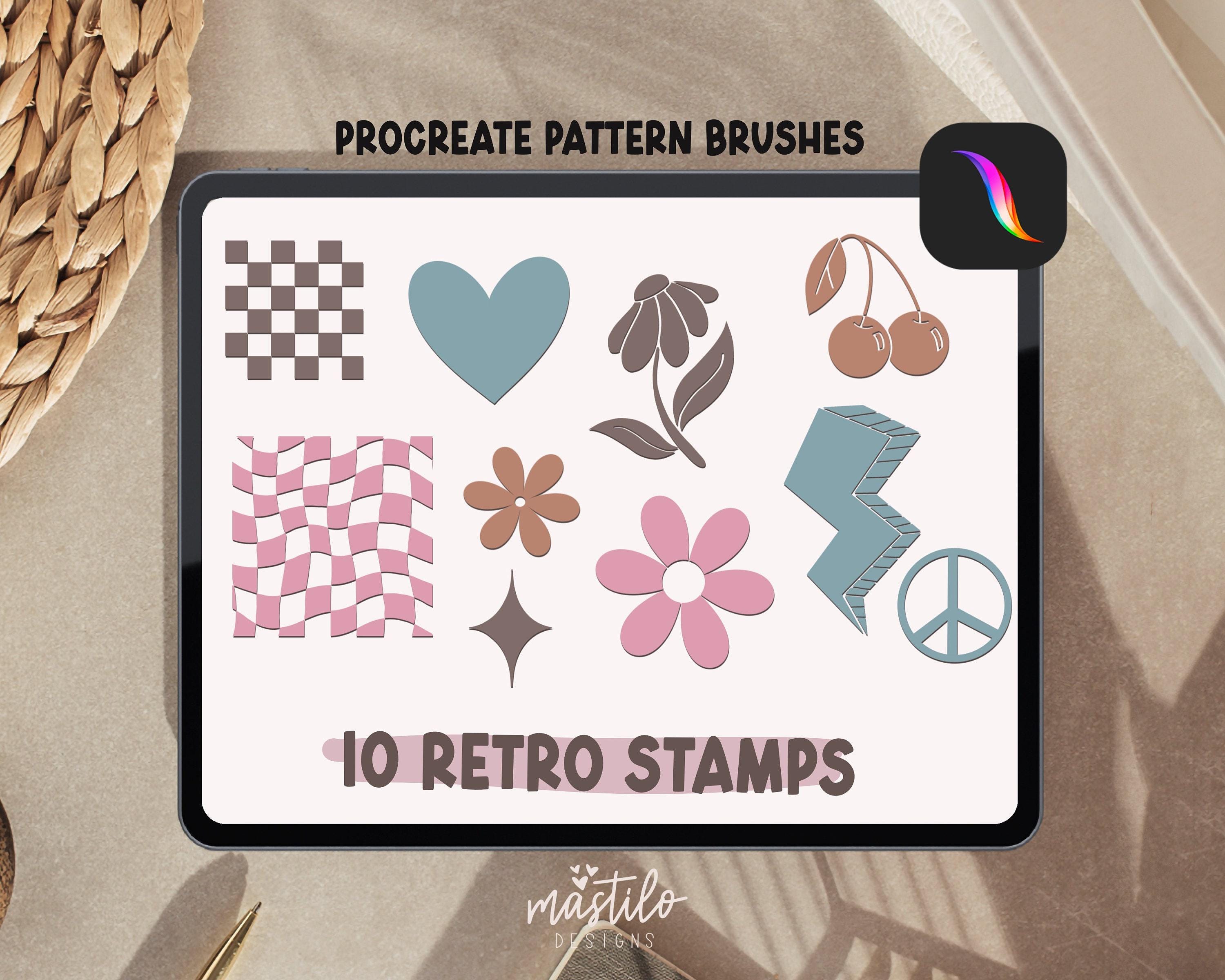 Checkered Procreate Brushes & Stamps, Checker Brush Set, Procreate ...