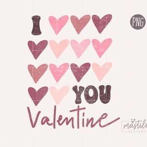 Retro Valentine's Day PNG, Groovy Love T-Shirt Design (Digital Download) image 2