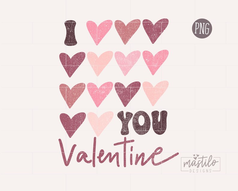Retro Valentine's Day PNG, Groovy Love T-Shirt Design (Digital Download) image 2