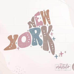 New York Png, New York State png, New York Word Png, New York Clipart, Sublimation designs, New York Sublimation Design, State Sublimation image 2