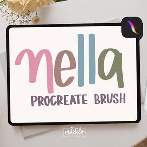Chunky Lettering Procreate Brush, Procreate Brush, Lettering Procreate Brush, Digital Brush, Brush for Procreate, Chunky Brush