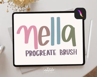 Chunky Lettering Procreate Brush, Procreate Brush, Lettering Procreate Brush, Digital Brush, Brush for Procreate, Chunky Brush
