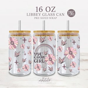 Emballage en verre bohème, You Grow Girl