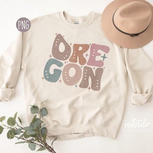 Oregon Png, Oregon State png, Oregon Word Png, Oregon Clipart, Sublimation designs, Oregon Sublimation Design, Groovy Oregon Png, US States