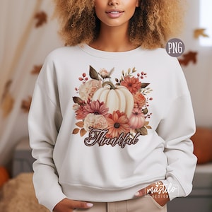 Boho Pumpkin Png, Fall Sublimation Designs, Fall Vibes Png, Thankful Png, Autumn PNG, Fall Png Designs, Fall Pumpkins Sublimation Png image 3