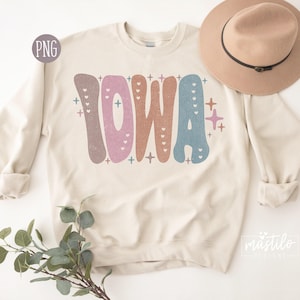 Iowa Png, Iowa State png, Iowa Word Png, Iowa Clipart, Sublimation designs, Iowa Sublimation Design, States Clipart, Iowa Sublimation Png