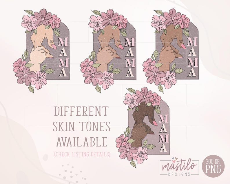 Vintage Mama Graphic, Retro Mama sublimation Design, Retro Mama PNG, Mom Sublimation, Sublimation Printable, Mama Boho Design, Mama Mini Png image 3