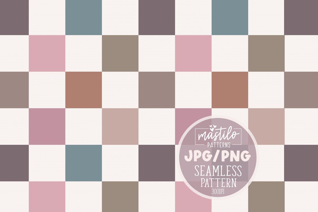 Boho Checker Seamless Pattern, Multi Color Checker Seamless Repeat ...