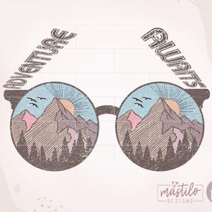 Adventure Awaits Png, Adventure Awaits Sublimation Design, Retro Png, Vintage Sublimation, Hippie Sublimation, Digital Download, Camping PNG