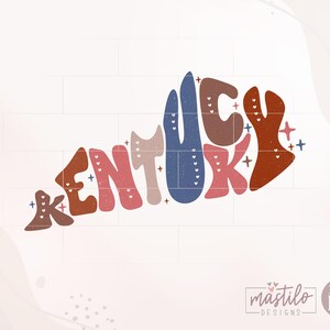 Kentucky Png Design, Kentucky dtf trasfer design, Kentucky Word Png, Kentucky Clipart, Sublimation designs, Kentucky Sublimation Design image 2