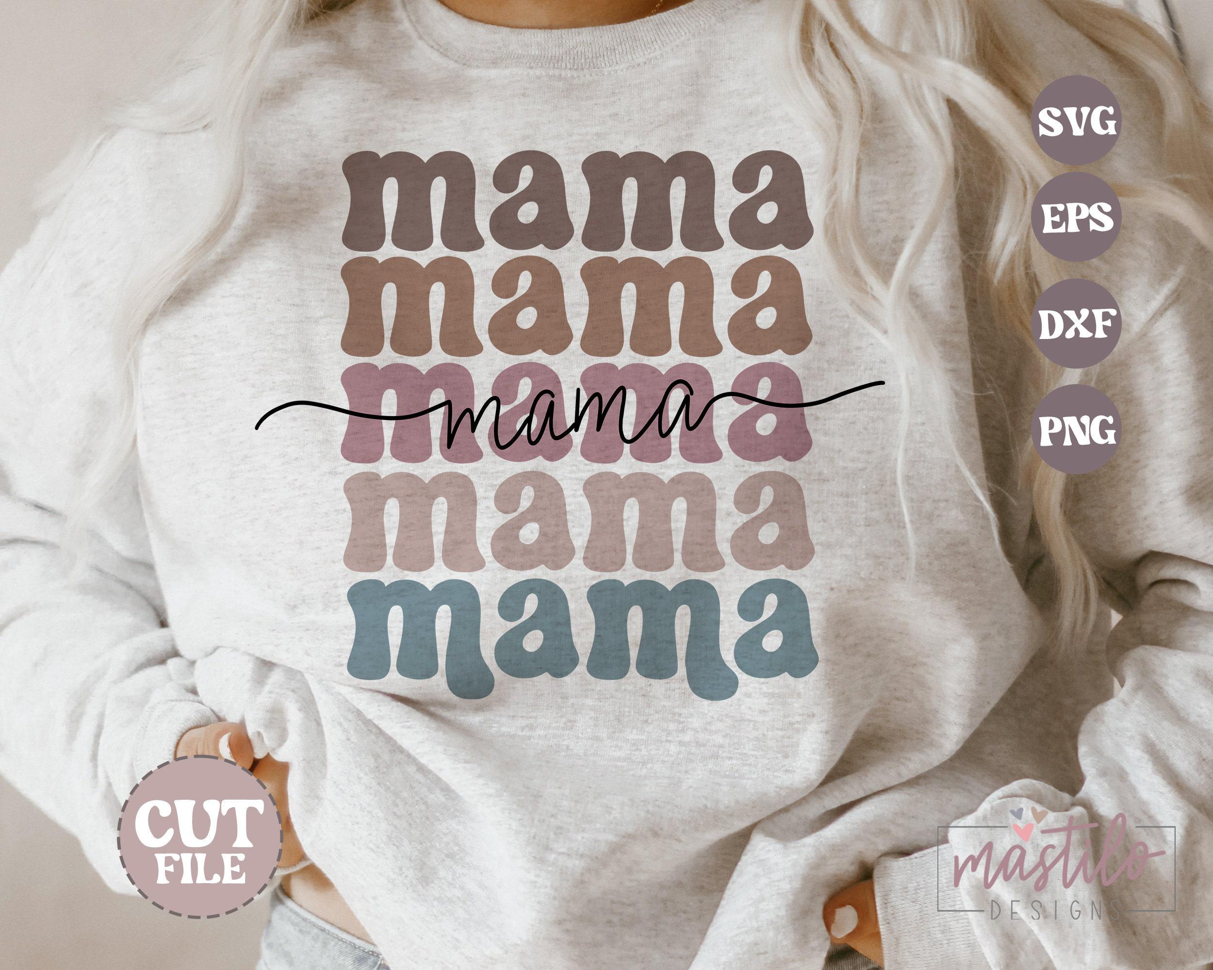 Mama Boho SVG, Mama SVG, Retro Svg, Groovy Svg, Mother's Day Svg, Mom Life Svg, Mama Svg, Stacked Mama Svg, Trendy Svg, Boho Mama Svg