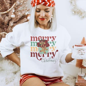 Disegni di Natale per sublimazione, Buon Natale PNG, Natale retrò PNG, Natale PNG per sublimazione, Design PNG alla moda, Natale retrò immagine 2