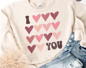 I Love You PNG, Valentines Png Designs, Retro Png, Groovy Png, Valentine's Sublimation, Love PNG, Love T-Shirt Design Sublimations, Trendy