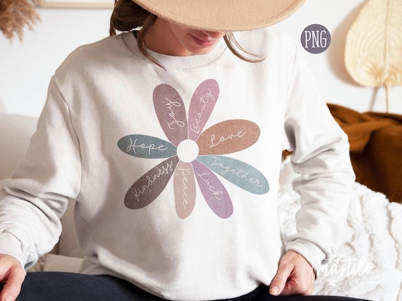 Daisy Flower PNG, Affirmation Png, Boho png designs, Boho Sublimation, Inspirational Png Designs, Retro Sublimations, Retro png, Boho PNG