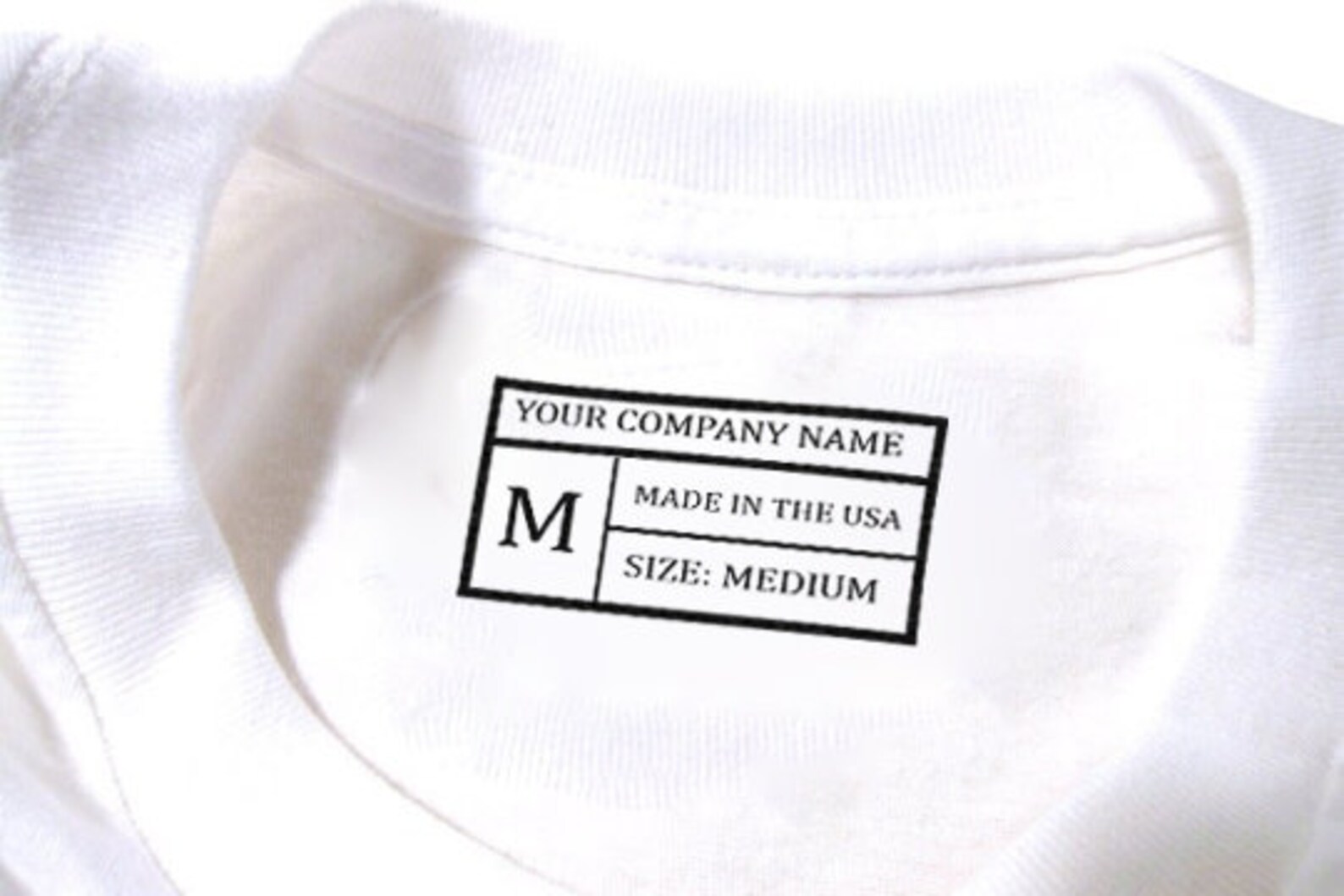 480pcs. Custom Heat Transfer Labels and Ironon Tags for Tshirts and