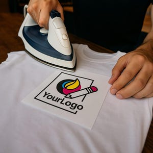 Custom Photo or Logo Iron-On Transfer – Personalized DTF Heat Transfer for T-Shirts – Add Your Logo or Picture