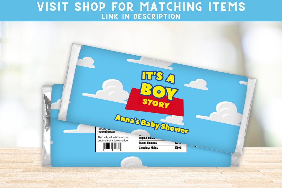 Toy Story Baby Shower Invitation Bundle It's A Boy Story Etsy