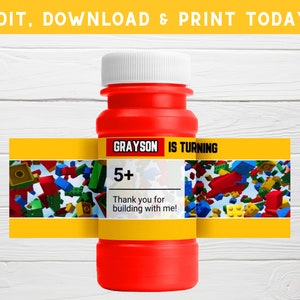 Bausteine Label: Gastgeschenke (Digitaler Download) - PES105