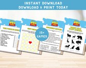 Boy Story Baby Shower Game Bundle: 19 Printable Activities (PDF)