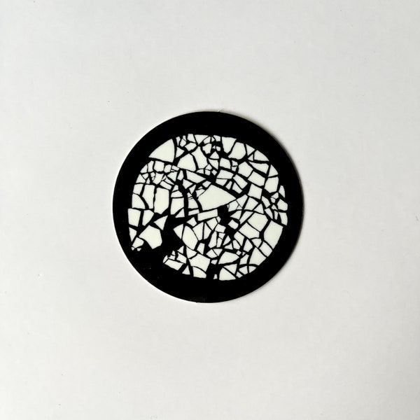 Broken is Beautiful Sticker / Broken Ceramic Waterproof Sticker / Art Conservator Water Bottle Sticker / Museum Laptop Sticker