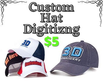 Custom Embroidery Digitizing, Cap Logo Digitizing, Hat Logo, Hat logo Digitizing Embroidery, Best Digitizings, Image Digitizing, Custom logo