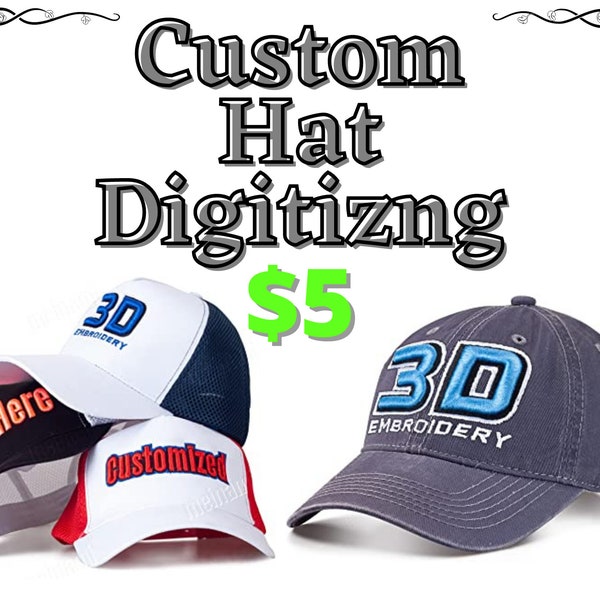 Custom Embroidery Digitizing, Cap Logo Digitizing, Hat Logo, Hat logo Digitizing Embroidery, Best Digitizings, Image Digitizing, Custom logo