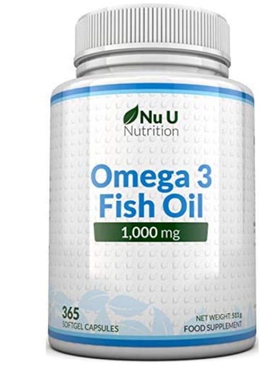 Omega 3 Visolie 1000 mg Visolie omega-3 1 Jaar Kuur 365 | Etsy België