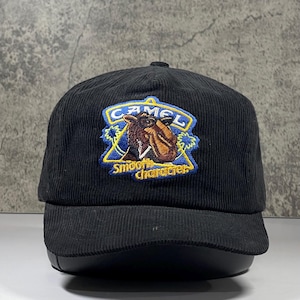 camel cigarettes cap Hat Vintage Retro Patch Kelly Green Trucker Rope Snapback Classic 80s 90s Coke Joe Camel Cigs Camel Cigarettes Hat