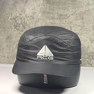 Gorra de campamento Nike ACG de 5 paneles de nailon ripstop estilo vintage – Gorpcore Streetwear para senderismo